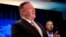 Secretary of State Mike Pompeo, accompanied by Assistant Secretary for the Bureau of Energy Resources Francis Fannon, right, speaks during a news conference at the State Department in Washington, Wednesday, July 15, 2020. (AP Photo/Andrew Harnik,…