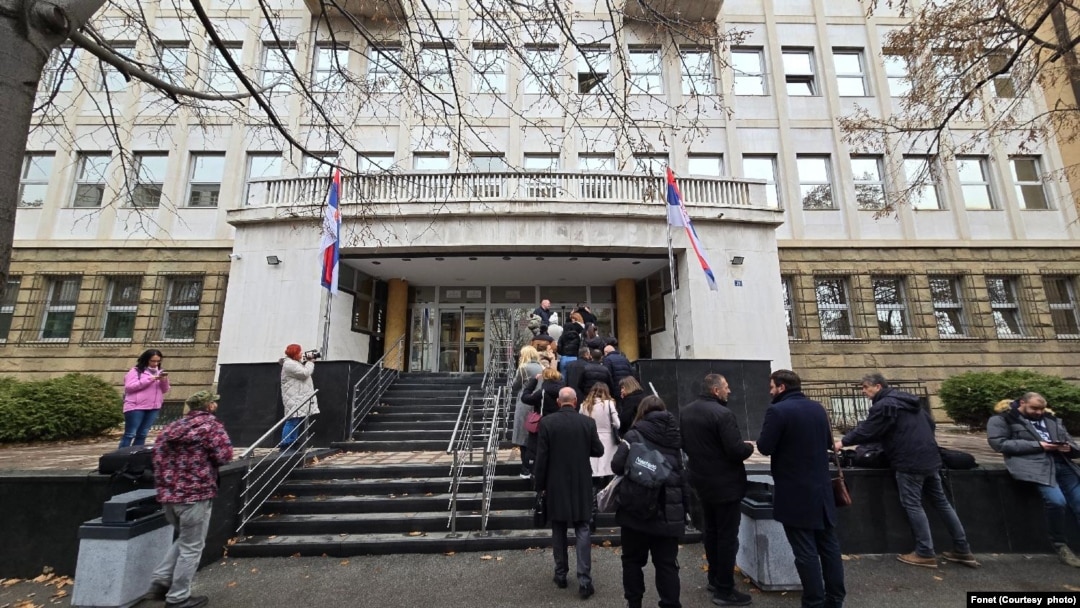 U Specijalnom sudu izrečena je presuda Urošu Blažiću u slučaju masovnih ubistava u selima Malo Orašje i Dubona. 12. decembar, 2024. (Foto: Fonet / Marko Dragoslavić)