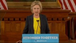 Clinton Says Party of Lincoln is Becoming Party of Trump