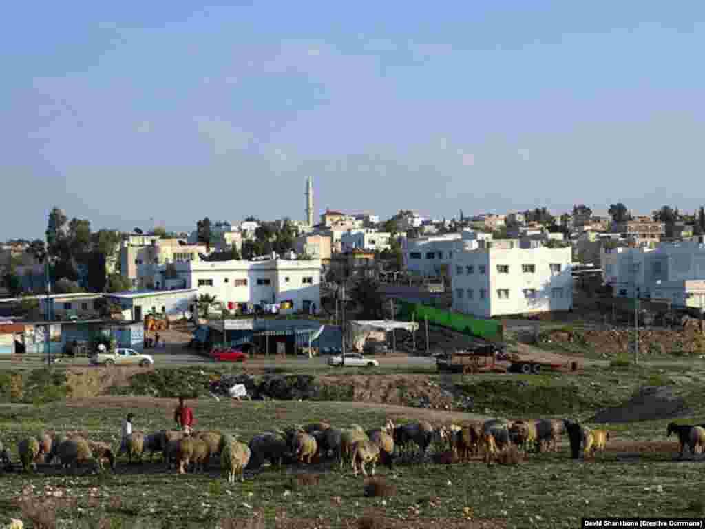 Rahat, one of seven Israeli-built Bedouin cities in the Negev Desert.