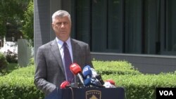 Predsednik Kosova Hašim Tači (Foto: VOA)