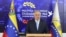 Fotografía difundida por el Ministerio del Interior y Justicia de Venezuela que muestra al ministro del Interior de Venezuela, Diosdado Cabello, hablando durante una conferencia de prensa en Caracas el 6 de enero de 2025.