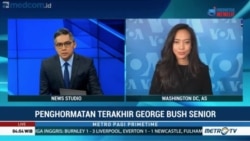 Laporan Langsung VOA untuk Metro TV PrimeTime: Penghormatan Terakhir Bagi Bush Senior