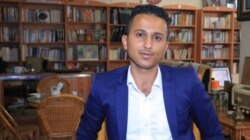 Yemeni journalist Essam Alqadasi, pictured here in 2019, says colleagues are being driven out of the profession. (Photo - Courtesy of Alqadasi)