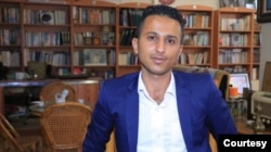 Yemeni journalist Essam Alqadasi, pictured here in 2019, says colleagues are being driven out of the profession. (Photo - Courtesy of Alqadasi)
