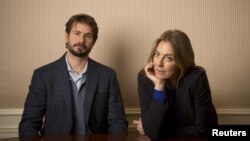 Penulis naskah Mark Boal dan sutradara Kathryn Bigelow saat pemutaran film mereka 'Zero Dark Thirty' di New York (4/12/2012). (Reuters/Andrew Kelly)