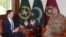 Pakistan army chief General Qamar Javed Bajwa and U.S. Ambassador David Hale discussed President Trump's Afghan policy, Aug. 23, 2017