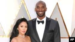 Vanessa Bryant e Kobe Bryant em 2018