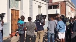 Reporters Wait Outside Harare Constitutional Court as Opposition Files Election Challenge