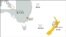 Mapa Novog Zelanda