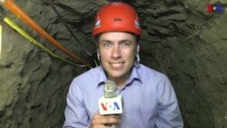 Dentro de un túnel del narcotráfico