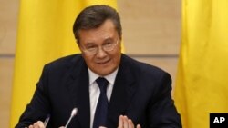El depuesto presidente de Ucrania, Viktor Yanukovych.