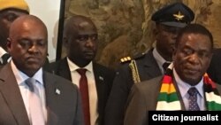 UMongameli Emmerson Mnangagwa loMongameli Mokgweetsi Masisi