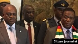 UMongameli Emmerson Mnangagwa loMongameli Mokgweetsi Masisi wakwele Bostwana benze umhlangano eHarare ngeviki ephelileyo lapho abahlaziye okwenzakala eMozambique .