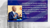 Biden: “solo 100 días con máscaras”