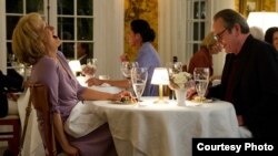 Kay Soames (MERYL STREEP) and Arnold Soames (TOMMY LEE JONES) in Columbia Pictures' HOPE SPRINGS.