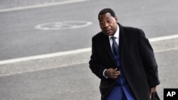 Le président du Bénin Thomas Boni Yayi arrive à la COP21, le 30 novembre 2015. (Loic Venance/Pool Photo via AP)