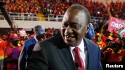 Le président Uhuru Kenyatta à Nairobi, Kenya, 26 juin 2017. 