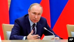 Presiden Rusia Vladimir Putin