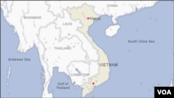 FILE - Map of Vietnam