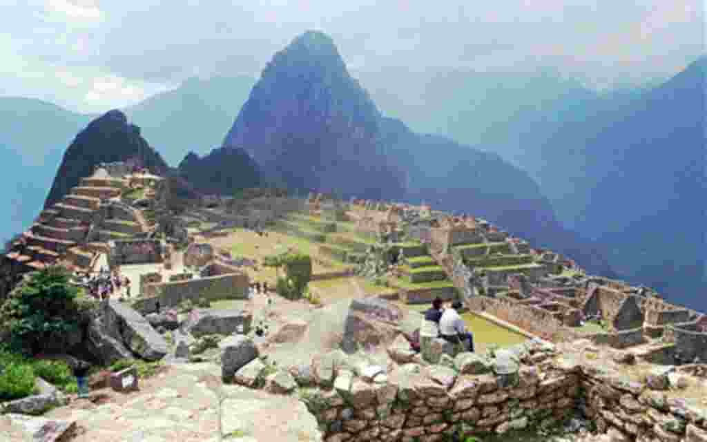 Las ruinas de Machu Picchu, cerca de la ciudad peruana de Cuzco.