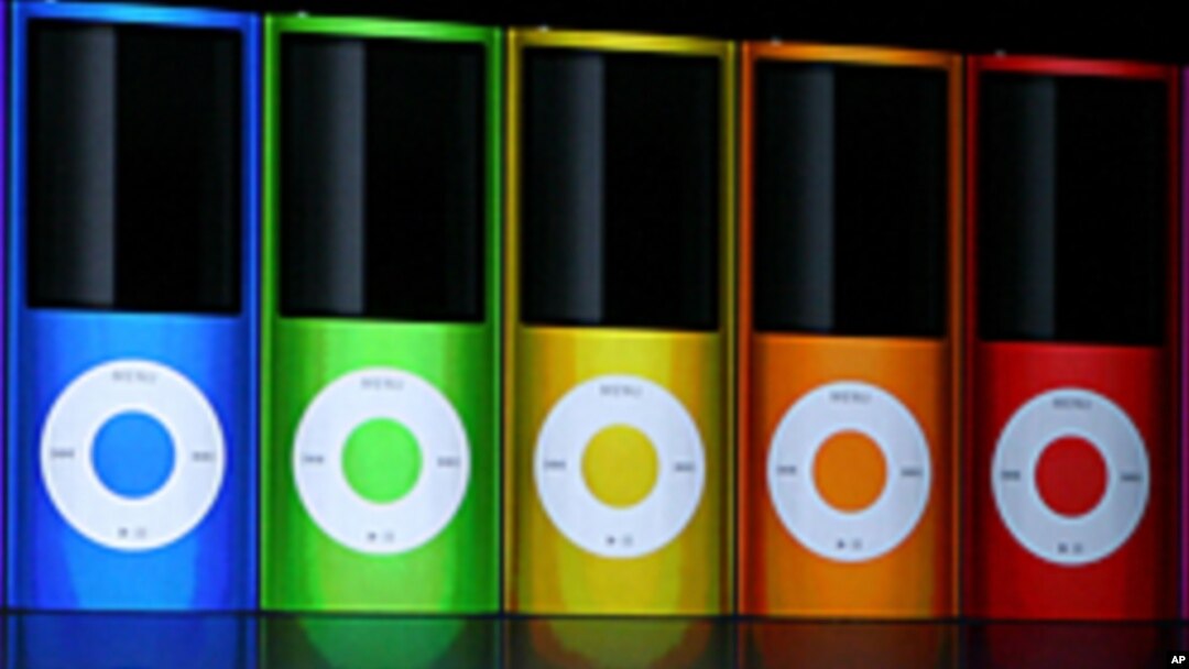 Máy nghe nhạc iPod.
