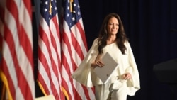 FILE - Brooke Rollins, AFPI President & CEO, arrives to speak at the America First Policy Institute Agenda Summit in Washington on July 26, 2022. 