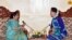 အိန္ဒိယပြည်ပရေးရာဝန်ကြီး HE. Smt. Sushma Swaraj နှင့်  ဒေါ်အောင်ဆန်းစုကြည် (myanmar state counsellor office)