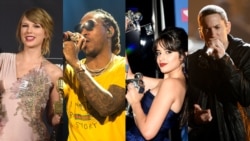 Top Ten Americano: Taylor Swift, Camila Cabelo, Future, Eminem estão a fazer muito sucesso!