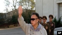 北韓領導人金正日.