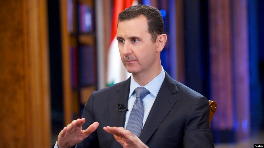 Tổng thống Syria Bashar al-Assad trong một cuộc phỏng vấn với Fox News tại Damascus, ngày 19/9/2013.