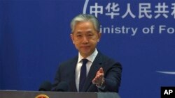Ван Веньбінь, речник міністерства закордонних справ Китаю