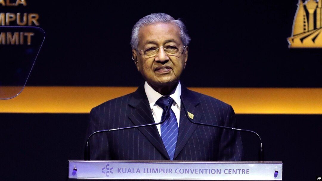 Perdana Menteri Mahathir Mohamad, Kuala Lumpur, Malaysia, 19 Desember 2019. (Foto: dok).