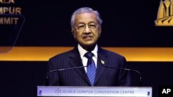 Perdana Menteri Mahathir Mohamad, Kuala Lumpur, Malaysia, 19 Desember 2019. (Foto: dok).