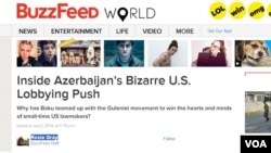 Inside Azerbaijan’s Bizarre U.S. Lobbying Push - BuzzFeed