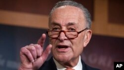 Senator Chuck Schumer, ketua fraksi minoritas Demokrat di Senat AS (foto: dok). 