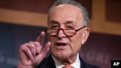 Senator Chuck Schumer, Ketua Fraksi Demokrat dalam Senat AS (foto: dok). 