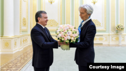 Toshkent, 17-may, 2019: Prezident Mirziyoyev va Xalqaro Valyuta Jamg'armasi rahbari Kristin Lagard