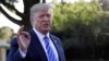 El presidente de Estados Unidos, Donald Trump, habla con la prensa en el jardín de la Casa Blanca, en Washington, el viernes 30 de agosto de 2019, antes de salir hacia Camp David, en Maryland. (AP Foto/Carolyn Kaster)