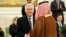  U.S. Secretary of State Rex Tillerson shakes hands with a participant as he attends a signing ceremony between U.S. President Donald Trump and Saudi Arabia's King Salman bin Abdulaziz Al Saud at the Royal Court in Riyadh, May 20, 2017. 