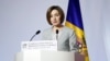 FILE - Moldovan President Maia Sandu speaks during a conference in Paris, France, Nov. 21, 2022. 