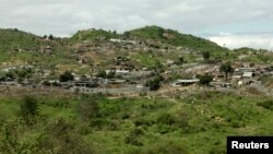 Une vue générale sur la région minière de Manyara, en Tanzanie, le 31 mai 2008.