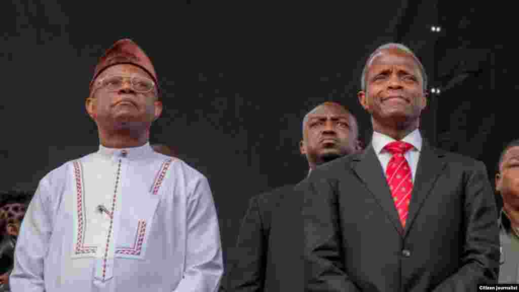 Rev. Dr Felix Omobude, Da Mukaddashin Shugaban Kasa, Farfesa Yemi Osinbajo