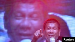 菲律宾总统候选人杜特尔特（资料照片）