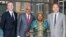 Richard Horton, Editor, The Lancet; UNAIDS Executive Director Michel Sidibé; Nkosazana Dlamini Zuma, Chairperson, African Union Commission; and Peter Piot, Director, London School of Hygiene and Tropical Medicine. London, United Kingdom, June 25, 2015. They took part in launch of UNAIDS / Lancet Commission report. Credit: UNAIDS/RowanGeorgeFarrell