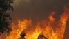 Thousands Flee Texas Fires