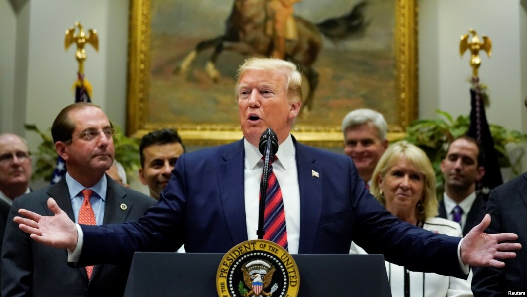Predsednik Donald Tramp govori u Beloj kući, 9. maj 2019.