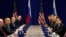 Государственный секретарь США Марко Рубио встречается с министром иностранных дел России Сергеем Лавровым в Нью-Йорке, 23 сентября 2026 г. (Фото: Yuki Iwamura/ Reuters)