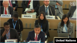 မြန်မာ့အရေးဆုံးဖြတ်ချက် ကုလလူ့အခွင့်အရေးကောင်စီ မဲခွဲအတည်ပြု