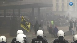 Belçika’da Göçmenlik Karşıtları Polisle Çatıştı